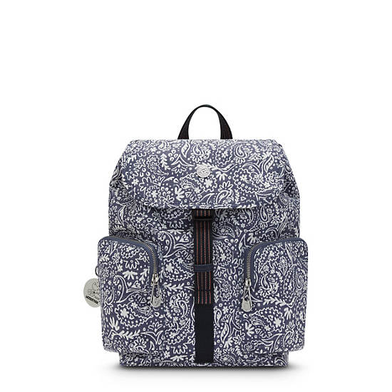 Mochilas Kipling Anto Woodstock Blancos Azules | MX 1539LI